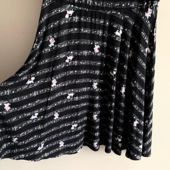 Disney Hot Topic Aristocats Marie Cat Piano Music Notes Skater Fit Flare Dress. - Picture 5 of 10